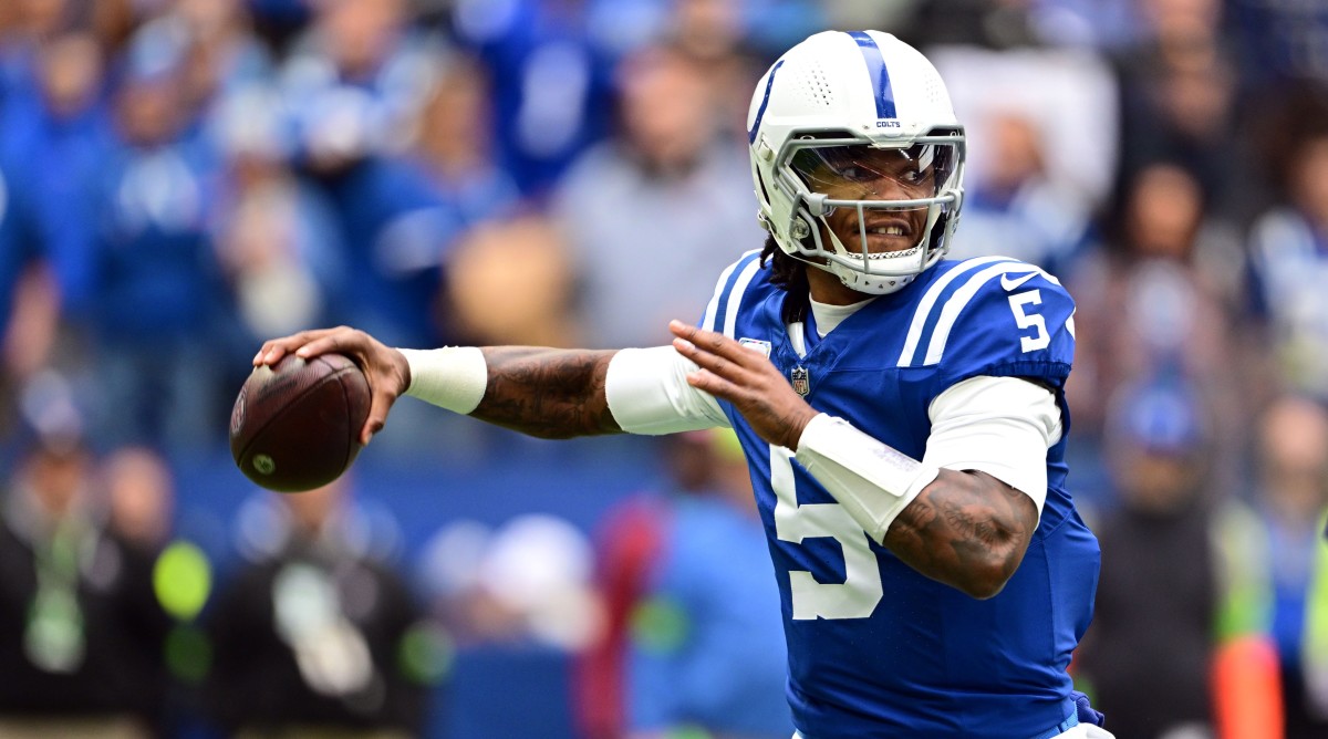 Indianapolis Colts quarterback Anthony Richardson